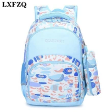 

LXFZQ 2-piece set School Backpack Kids School Bags For Girls Kids Bag Boys Backpack School Bags For Kids Rugzak Fashion Book Bag