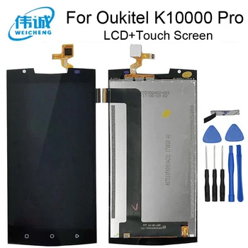 

5.5'' Oukitel K10000 Pro LCD Display+Touch Screen Digitizer Assembly 100% Original Tested LCD Screen Glass Panel For K10000 Pro