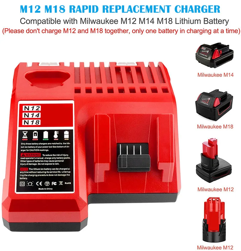 Batterie au lithium aste, 18V, 12,0 Ah, Remplacement pour Milwaukee M18,  XC, 48, 11, 1860, 48, 11, 1850, 1840, 48, 11, 1820, 24 - AliExpress