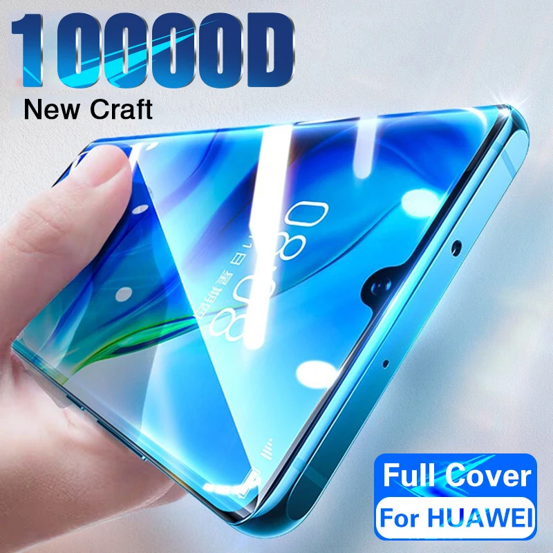 Protector de pantalla de vidrio templado para Huawei, Protector de pantalla de vidrio templado para Huawei P30, P40, P20 Lite Pro, Honor 20, 10, V20, Mate 20, 30 Lite, P Smart 2019