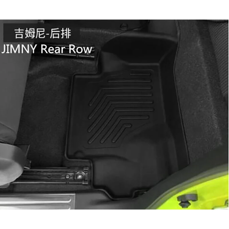 Резервная коробка колодки/подножка подходит для Suzuki JIMNY переустановки, для JIMNY JB64 JB74 внедорожный 3D Большой объемный коврик для ног
