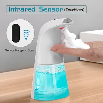 

250ml Smart Home Intelligent Liquid Soap Dispenser Automatic Touchless Induction Foam Infrared Sensor Hand Washing Disinfection