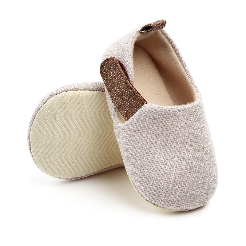 Summer Baby Shoes Walking Shoes Male and Female Treasure Soft-soled Antiskid Shoes 0-3 Years Baby Boy Boots Shoes Black Canvas