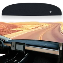 2020 tesla modelo 3 painel de cobertura da esteira do traço não deslizamento protetor protetor esteira pára-sol para tesla model 3 2018 2019 2020