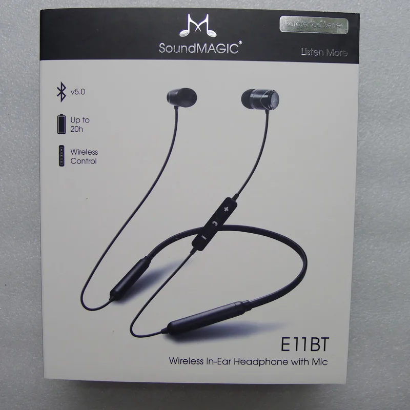 Беспроводные наушники SoundMagic E11BT bluetooth v5.0 спортивные легкие дизайнерские с шейным
