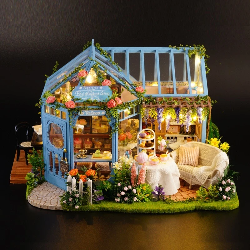 rose cottage wooden dolls house