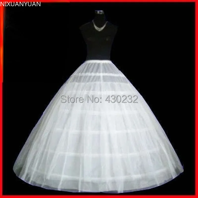 

Hot Sale Petticoat Unique Design White 6 Hoops Ball Gown Bridal Wedding Gown Petticoat Crinoline Slip Wedding Accessories