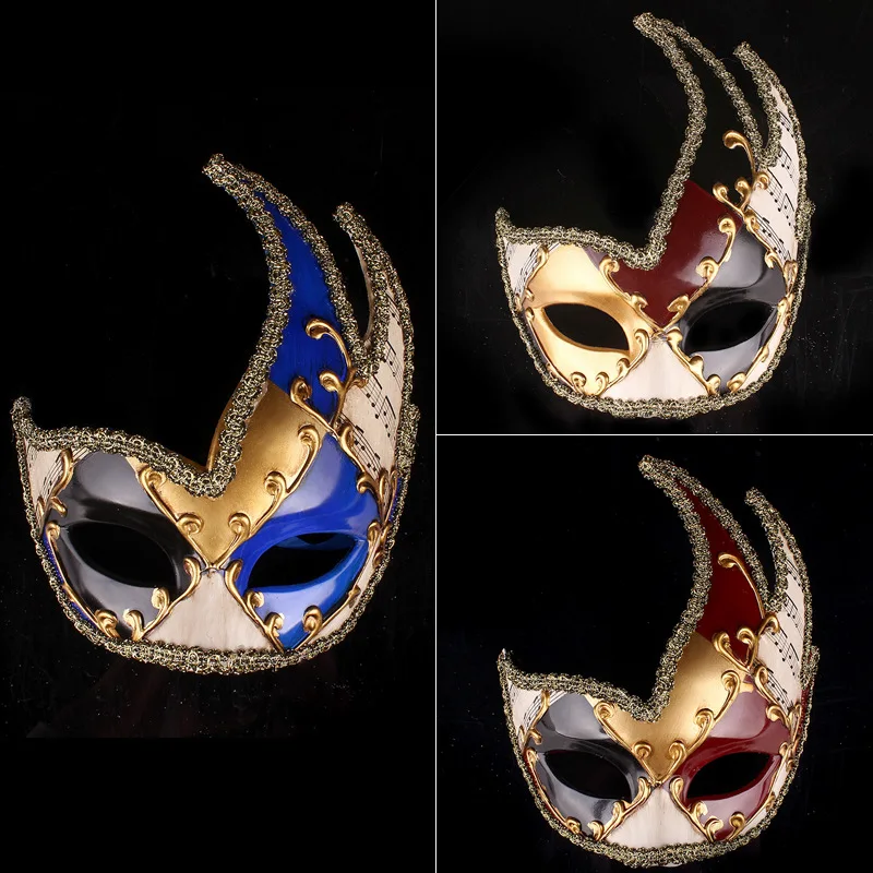 

Christmas Party Performance Mask Halloween Anti Ancient Mask Europe And America New Style High-End Ball Supplies