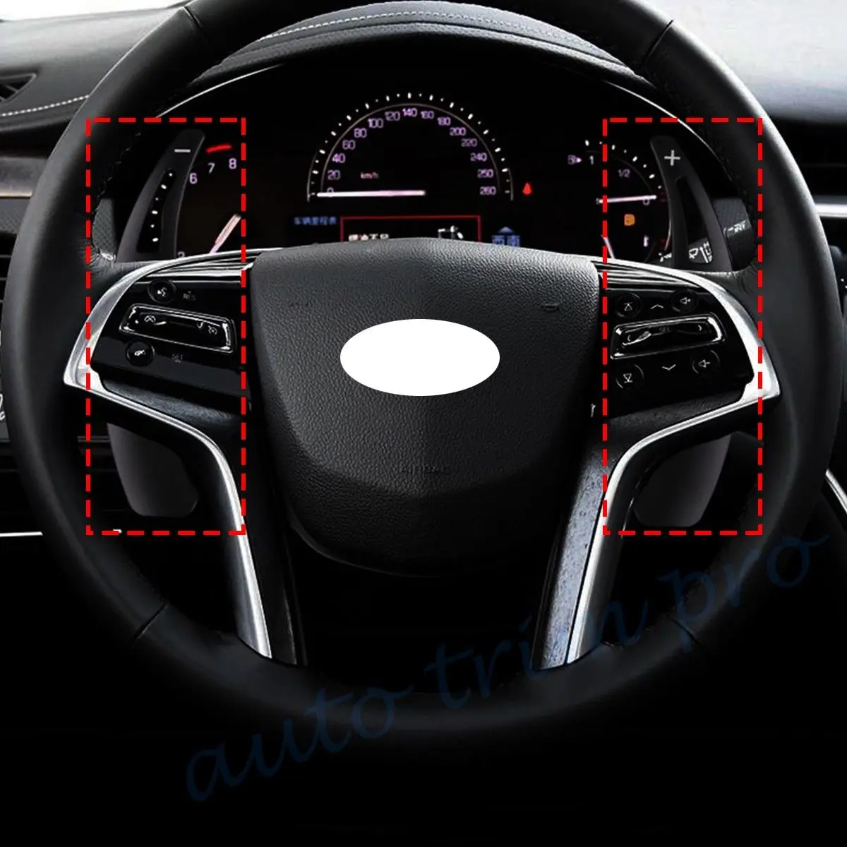2 шт. переключения передач Расширение руль, пригодный для Cadillac xts 2013- аксессуары
