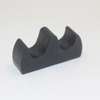 

1pcs Plastic Pen Holder 2 Ports Brush Pen Holders For Drawing Black Brush Pen Stand for Art Students Desktop Supplies