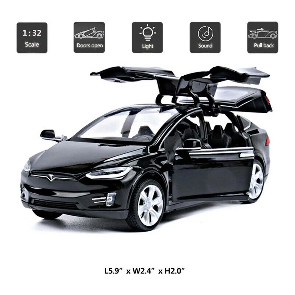 

Children Toy 1:32 Tesla MODEL X Alloy Car Model Diecasts & Toy Vehicles Toy Cars Free Shipping Kid Toys For Boy Gifts