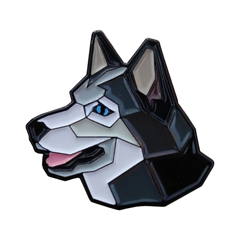 Эмалированная булавка Husky в подарок мягкая эмалированная Mom для собак виде