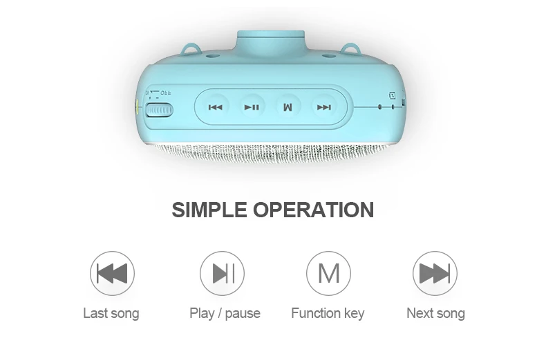 Портативный обучающий уличный мегафон с микрофоном мини музыкальный плеер голосовой Усилитель Поддержка AUX TF MP3/WMA/WAV формат черный/синий