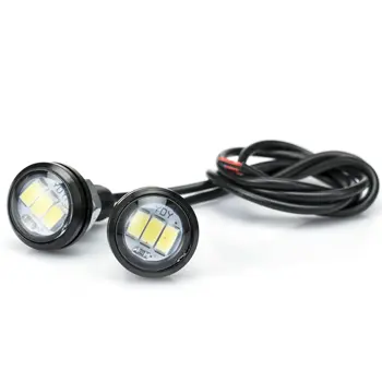 

10 pcs 12V 23mm Eagle Eye Light LED High Power lamp Daytime Running Light parking lights Auto Fog bulb Backup DRL car styling