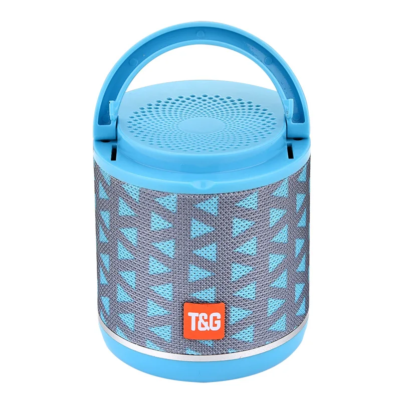 TG518 Bluetooth спикер телефон держатель TWS серии FM карты сабвуфер беспроводной открытый портативный маленький bluetooth динамик - Цвет: blue and gray