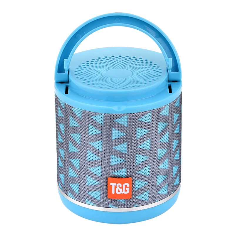 blue and gray TG518 Bluetooth динамик держатель телефона TWS серия FM карта сабвуфер беспроводной открытый портативный маленький Bluetooth динамик - Цвет: blue and gray