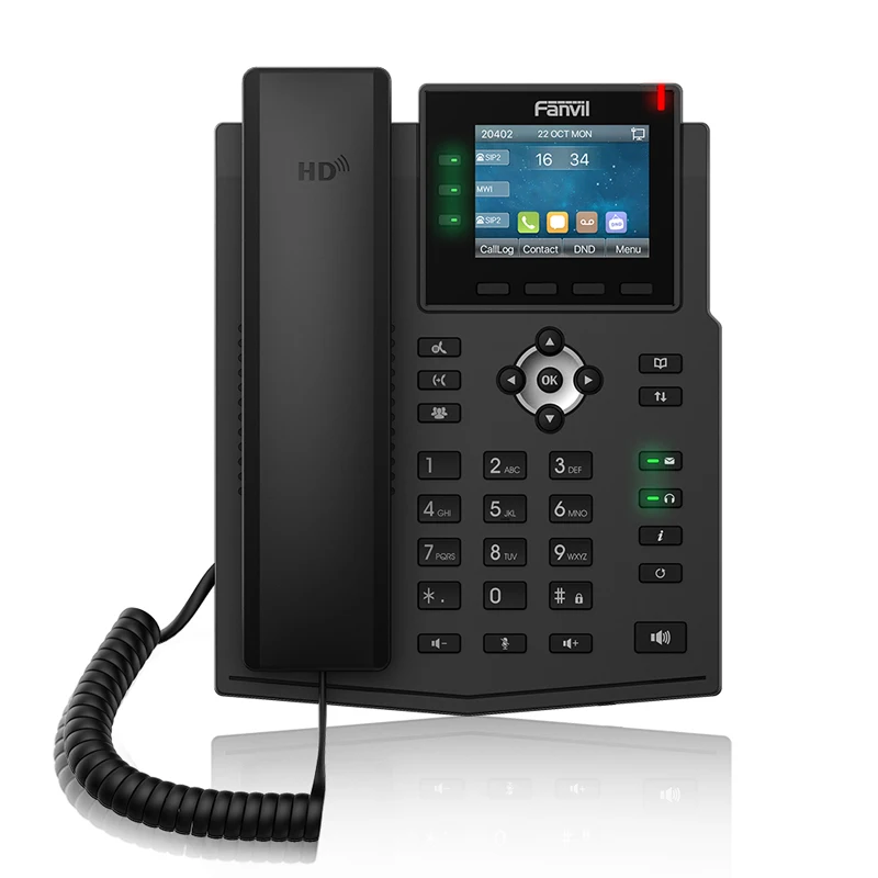 IP-телефон Fanvil X3U фиксированный беспроводной высокой четкости для бизнеса офиса