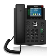 IP телефон Fanvil X3U, фиксированный беспроводной IP телефон высокой четкости, IP телефон для бизнеса, офиса, VoIP IPv4/IPv6
