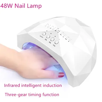 

48W Nail Lamp Infrared intelligent induction 30 LED/UV Double light source lamp beads Dry quickly and efficiently in 30s