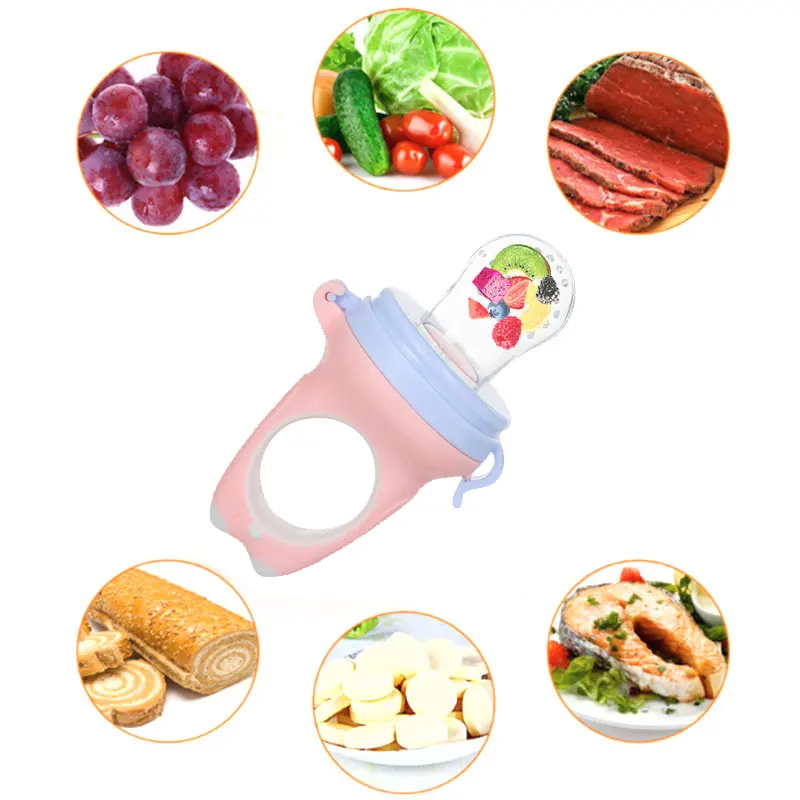 Fresh Fruit Food Baby Nipple Feeding Safe Fruit Feeder Nipples Feeding for Infant Supplies Nipple Teat Pacifier Bottles