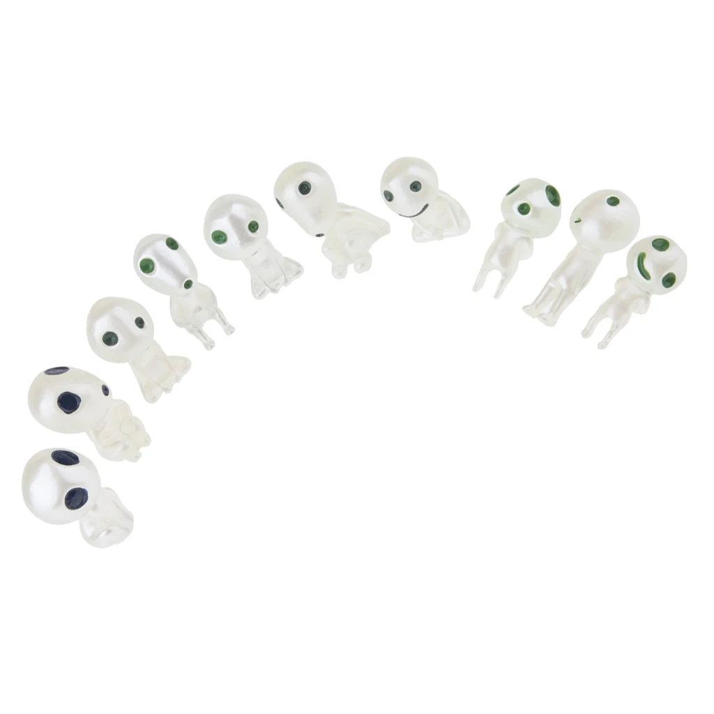 10x Luminous Tree Elves Doll for House Gardening Potted Decoration Ornament