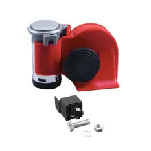 12 В/24 В двойной тон компактный Воздушный Рог Сирена электрическая труба насос автомобиль грузовик поезд