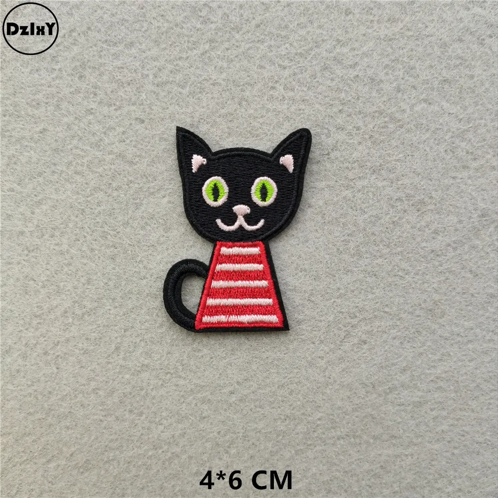 1-PCS-H-274 46 различных стилей) животные Parches вышивка железа на патчи для одежды DIY продукты полосатая одежда НЛО Наклейки Аппликации - Цвет: 1-PCS-H-274