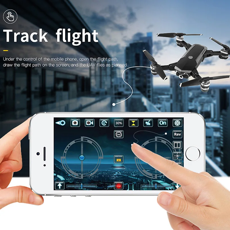 Yh18S Mini Drone with Hd Camera Selfie Foldable Drone Quadcopters Headless Mode Altitude Hold Remote Control Toys Rc Helicopter