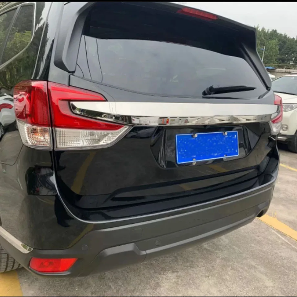 Крышка багажника из нержавеющей стали для Subaru Forester SK 2019|Хромирование| |