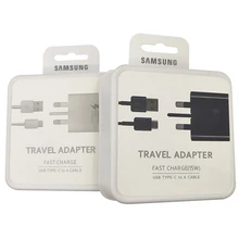 Зарядное устройство для быстрой зарядки samsung с британской вилкой, кабель для быстрой зарядки типа C для Galaxy S10 S8 S9 Plus A3 A5 A7 Note 10 plus 10+ 9 8 A90