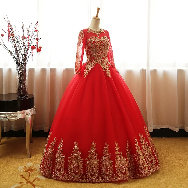 New Vintage Lace Red Ball Gown Quinceanera Dresses Vestido De Novia Plus Size Candy Color Prom Dress Customized
