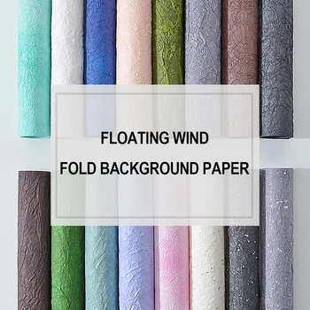 

58*58cm Decorative Wrinkled Backdrop Cement Stone Texture Photo Folded Background Paper Shooting Props for Foods Cosmetic Toy