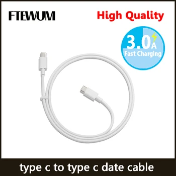 

PD protocol USB TypeC to USB TypeC date cable 3A high current fast charge support 65W for thinkpad matebook Glory magicbook
