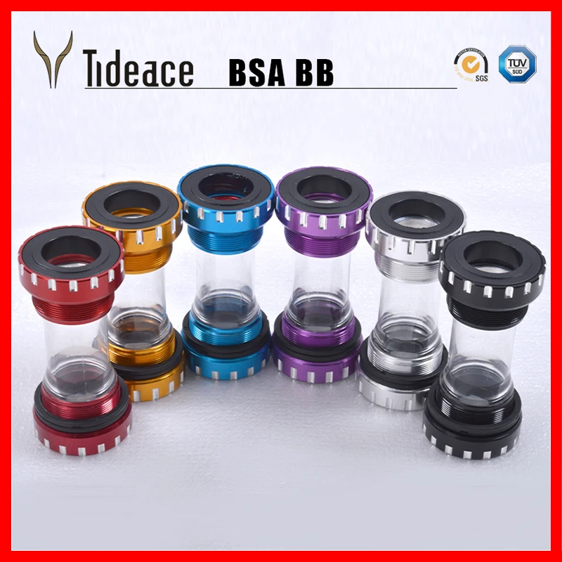 

2020 NEW Bicycle Bottom Bracket bike Press Fit BSA Bottom Bracket MTB Road Cycling Plastic&Aluminum alloy Bolt 68mm Crank Axis