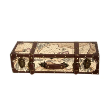 

Hot Outdoor Retro Luggage Case Dollhouse For 1/4 BJD Dolls Brain-Training Toy For Children Educational Toys Birthday Gift - Map