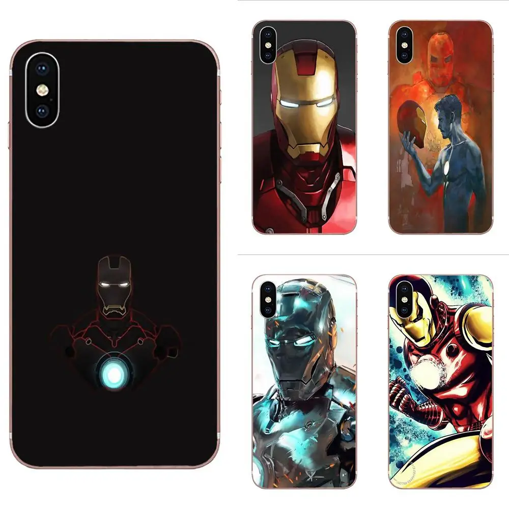

Iron Man Golden Helmet Mask Marvel Avengers For Huawei Honor Mate 7 7A 8 9 10 20 V8 V9 V10 G Lite Play Mini Pro P Smart