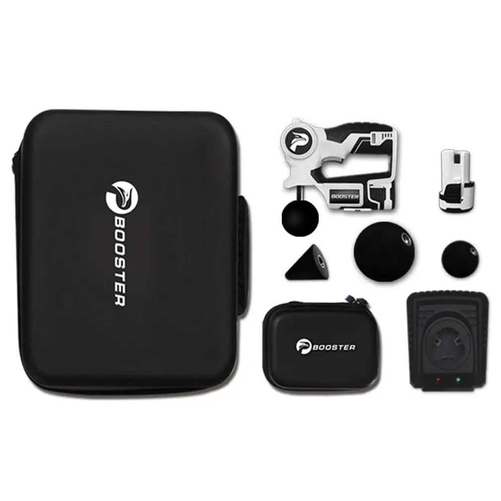 

Handheld Rechargeable Percussion Massager Deep Muscle Stimulator Therapy Gun 6 speeds Vibration Device FOR Booster
