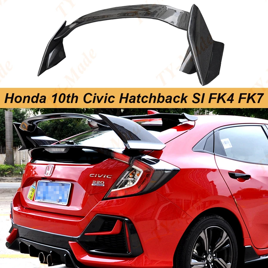 カーボンファイバーリアスポイラー ホンダシビック車用 10世代 ハッチバック スポーツ Fk4 Fk7 オリジナル16 21 スポイラー ウィング Aliexpress カーボンファイバーリアスポイラー ホンダシビック車用 10世代 ハッチバック スポーツ Fk4 Fk7 オリジナル16 21 スポイラー ウィング Aliexpress