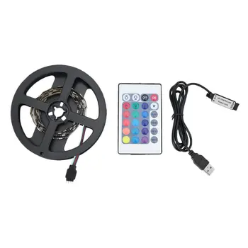 

ICOCO New 1M/2M/3M/4M Low Power Consumption 5050 RGB USB LED Strip Light 4PIN Super Bright TV Back String Light Kits