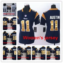 A+++ женские сшитые футболки Los Angel s 5 Nick Foles 11 tabon austrin 13 Kurt Warner 94 Robert Quinn 30 Todd garley II