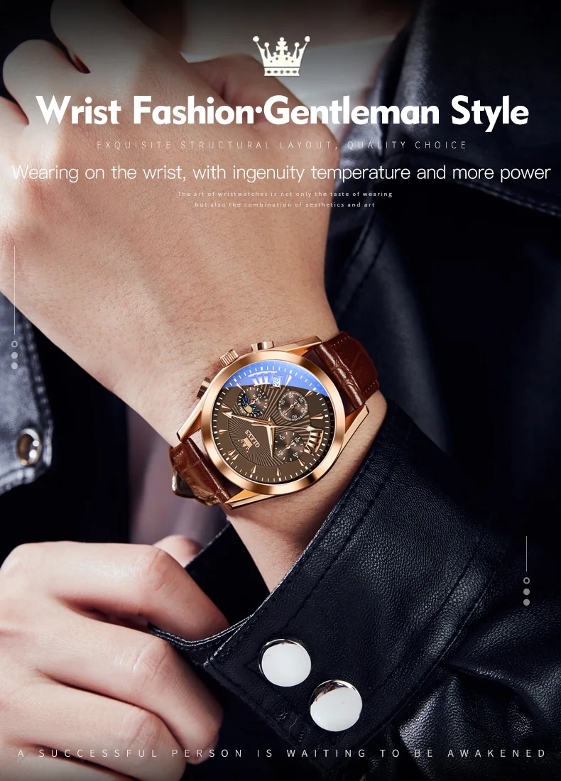 OLEVS 2876 Men’s Quartz Watch description image 4