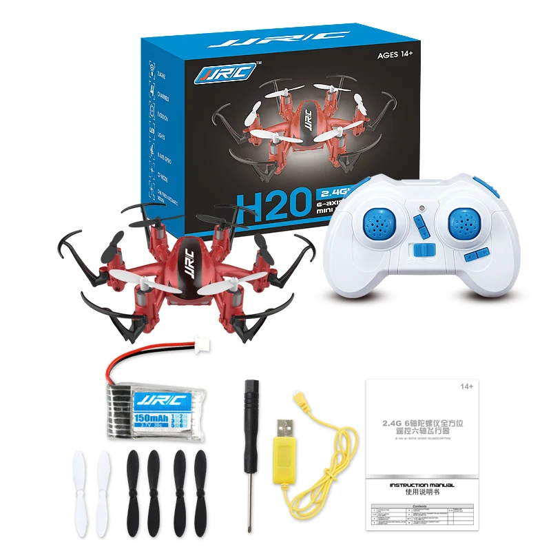 Original JJRC H20  Mini Drone RED 6 Axis Gyro Brand New Boxed Professional Dron 
