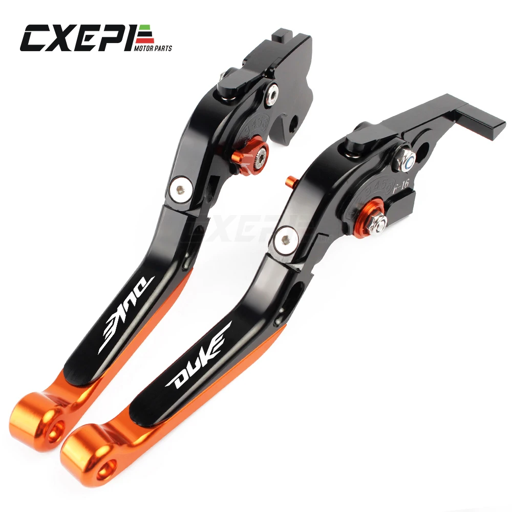 Логотип для KTM DUKE390 DUKE250 DUKE200 DUKE 125 RC390 RC200 RC125 RC250 Мотоцикл с ЧПУ регулируемые складные тормозные рычаги сцепления