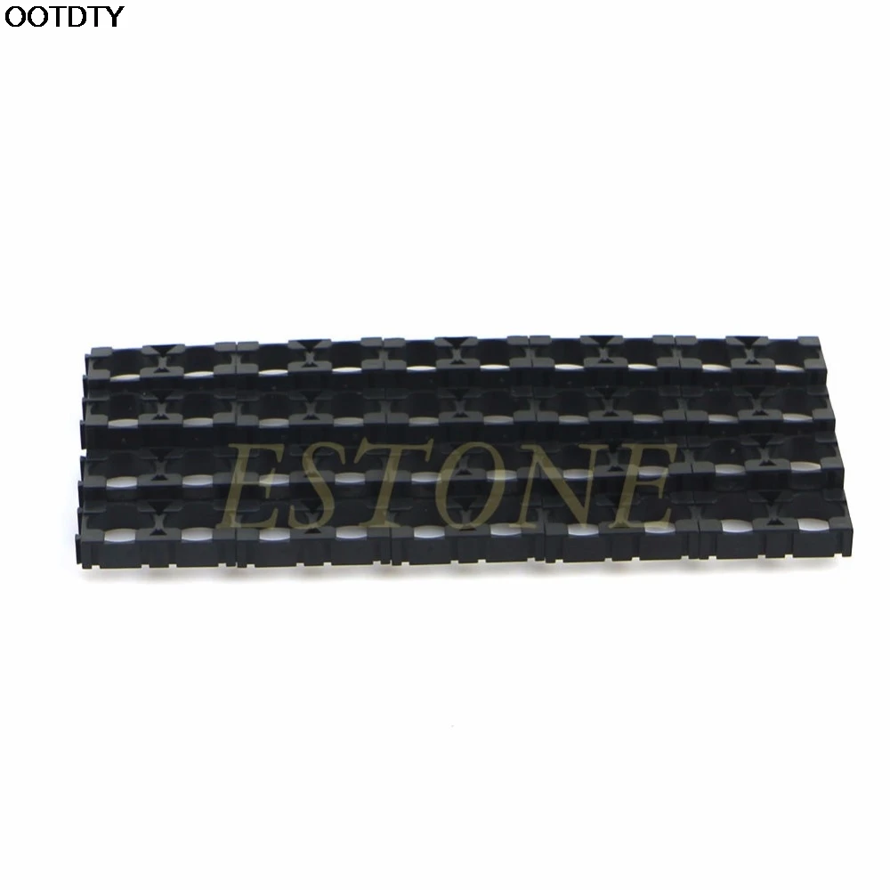 OOTDTY 4 шт. аккумуляторная прокладка 18650 с излучающим корпусом EV Pack пластиковый