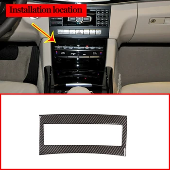 

For Mercedes Benz E Class W212 2012-2015 Car Styling ABS Center Console Air Condition Button Frame Trim Sticker Auto Accessory