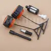 Gas Fuel Cap & Oil Cap For Stihl 020 021 023 024 025 026 028 034 036 038 042 048 AV Super Replace 0000 350 0520, 0000 350 0510 5