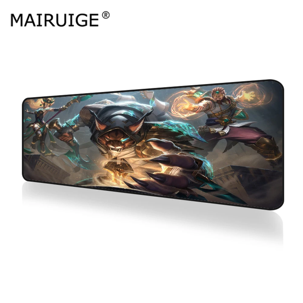 

League of Legends Mouse Pad XXL Guardian of The Sands Rengar Gamer Desk Mat Large Keyboard Pad Gaming MousePad 90x40cm/80x30cm