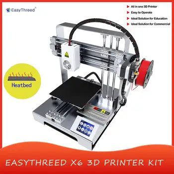 Günstig Easythreed X6 Desktop Tragbare DIY 3D Drucker Kit 140*140*140mm Druck Größe 2.4