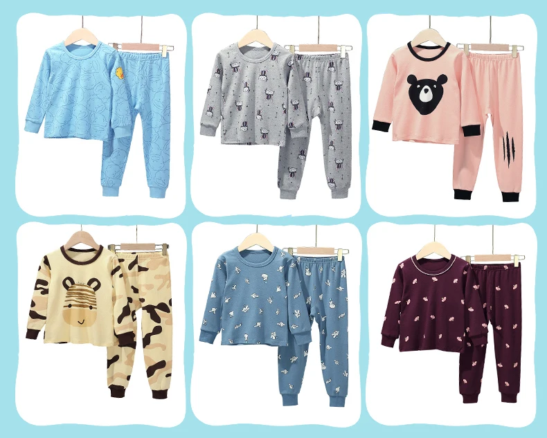 nightgowns and robes	 Autumn Kids Boy Pajamas Sets Girl Sleepwear Children Pijama Top Pants Full Sleeve 2 Piece 100% Cotton Striped Teenage Night Wear christmas pajama sets