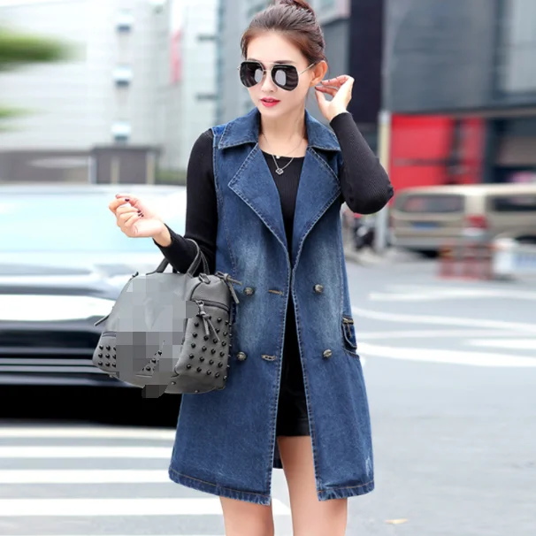 colete jeans sem manga